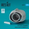 RESKIT RSU72-0007 A-7 (E,D) CORSAIR II EXHAUST NOZZLE FOR HOBBYBOSS KIT (3D PRINTED) 1/72